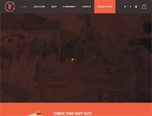 Tablet Screenshot of c5beerpong.com